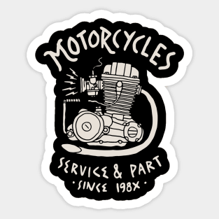 motorcycles Sticker